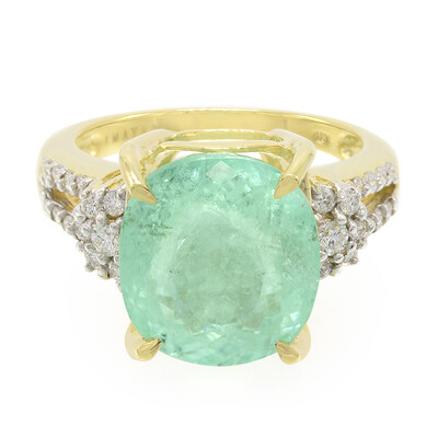 Anello in oro con Tormalina Paraiba Nigeriana (AMAYANI)