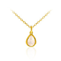 Collana in argento con Quarzo Rosa
