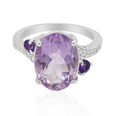 Anello in argento con Ametista Boliviana