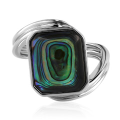 Anello in argento con Conchiglia Abalone