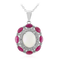 Collana in argento con Opale di Welo
