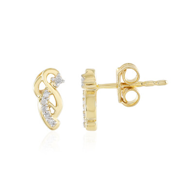 Orecchini in argento con Diamante I2 (I)