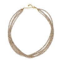 Collana in argento con Zircone Fancy