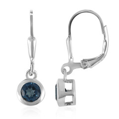Orecchini in argento con Topazio Blu Londra