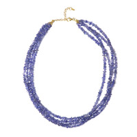 Collana in argento con Tanzanite