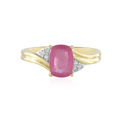 Anello in argento con Zaffiro Rosa del Madagascar