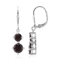 Orecchini in argento con Granato