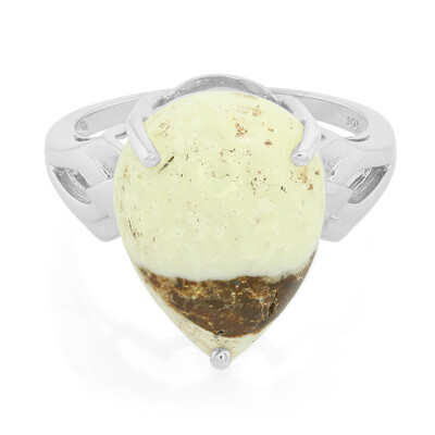 Anello in argento con Magnesite
