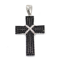 Ciondolo in argento con Spinello Nero