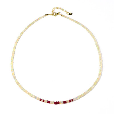 Collana in argento con Opale di Welo