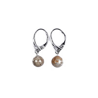 Orecchini in argento con Corallo Pietrificato