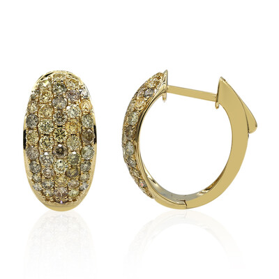 Orecchini in oro con Diamante Fancy SI2 (CIRARI)