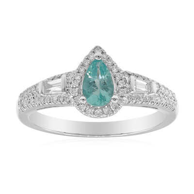 Anello in oro con Tormalina Paraíba (CIRARI)