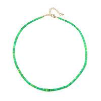 Collana in argento con Opale Verde dell'Etiopia