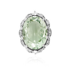 Ciondolo in argento con Ametista Verde