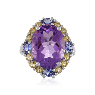 Anello in argento con Ametista