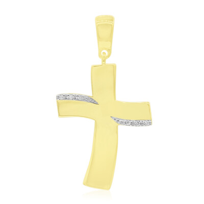 Ciondolo in argento con Diamante I1 (G) (Annette)