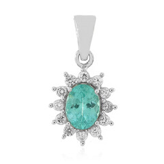 Ciondolo in argento con Apatite Blu