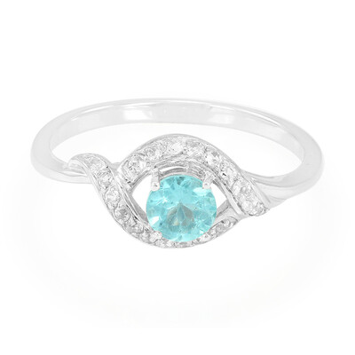 Anello in argento con Apatite Blu