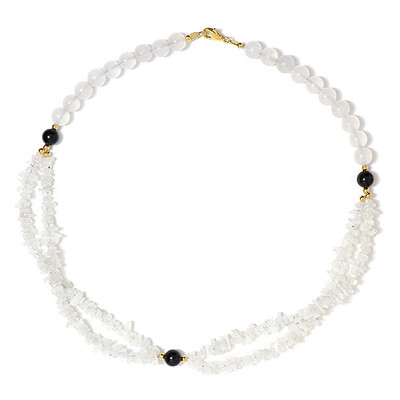 Collana in argento con Onice Nero