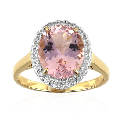 Anello in oro con Morganite (Adela Gold)