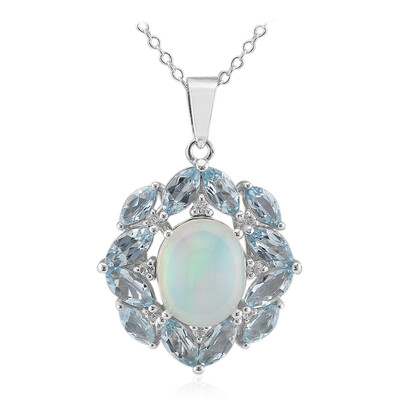 Collana in argento con Opale di Welo