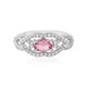 Anello in argento con Tormalina Rosa Nigeriana