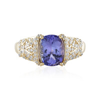 Anello in oro con Tanzanite AAA (de Melo)