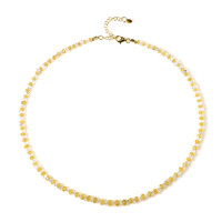 Collana in argento con Berillo Giallo