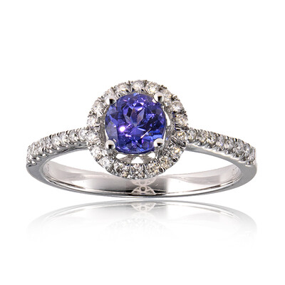 Anello in oro con Tanzanite AAA