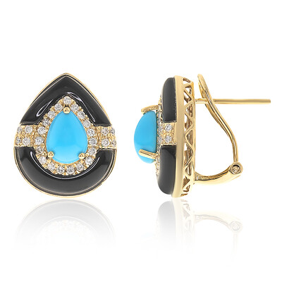 Orecchini in oro con Turchese Sleeping Beauty (CIRARI)