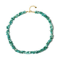 Collana in argento con Amazzonite (Riya)
