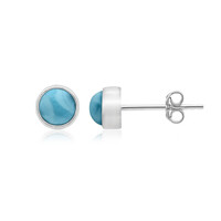 Orecchini in argento con Larimar