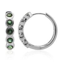 Orecchini in argento con Tormalina Verde Brasiliana (Pallanova)