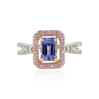 Anello in oro con Tanzanite