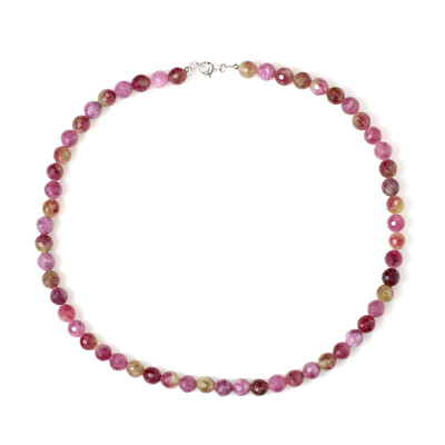 Collana in argento con Quarzo Anguria