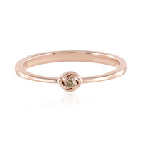 Anello in argento con Diamante Champagne I3