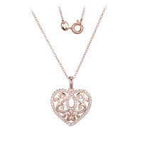 Collana in argento con Topazio Bianco