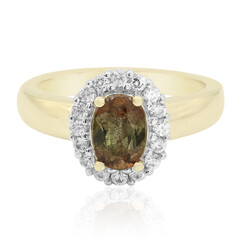 Anello in oro con Andalusite