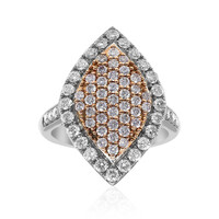Anello in oro con Diamante Rosa I1 (CIRARI)