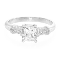 Anello in argento con Goshenite