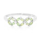 Anello placcato in platino con Alessandrite Brasiliana
