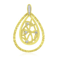 Ciondolo in argento con Diamante I1 (G)