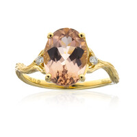 Anello in oro con Tormalina Neon del Congo (Smithsonian)