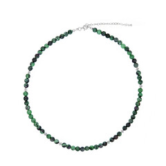 Collana in argento con Rubino Zoisite