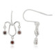 Orecchini placcati in platino con Diamante Fancy