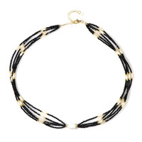 Collana in argento con Perla d'Acqua Dolce Bianca (Riya)
