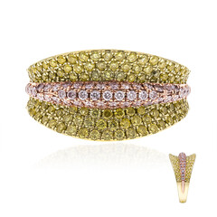 Anello in oro con Diamante Giallo SI2 (CIRARI)