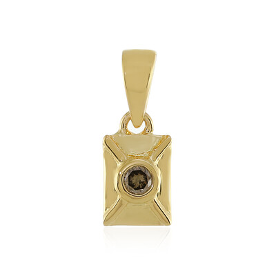 Ciondolo in argento con Diamante Champagne I3