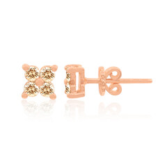 Orecchini in oro con Diamante Rose de France SI1 di Argyle